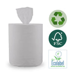 Vet's Choice Paper Towel Roll (Recycled) centerfeed midi 1-ply - 6 rolls